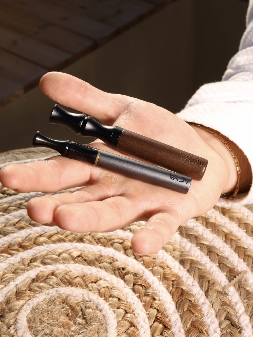 NCYA Original and Slim inhalers in hand